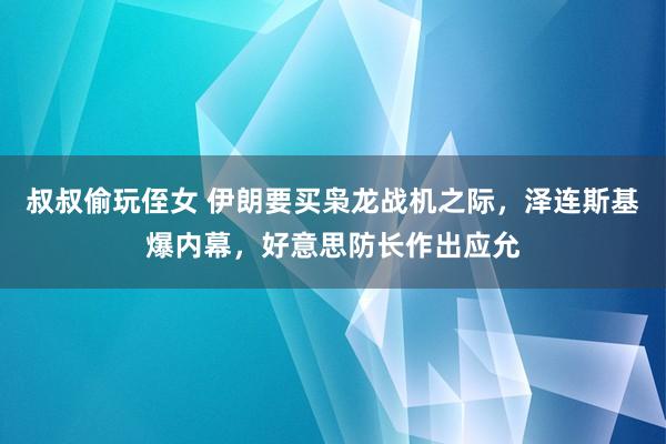 叔叔偷玩侄女 伊朗要买枭龙战机之际，泽连斯基爆内幕，好意思防长作出应允