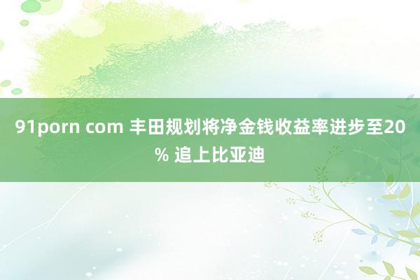 91porn com 丰田规划将净金钱收益率进步至20% 追上比亚迪